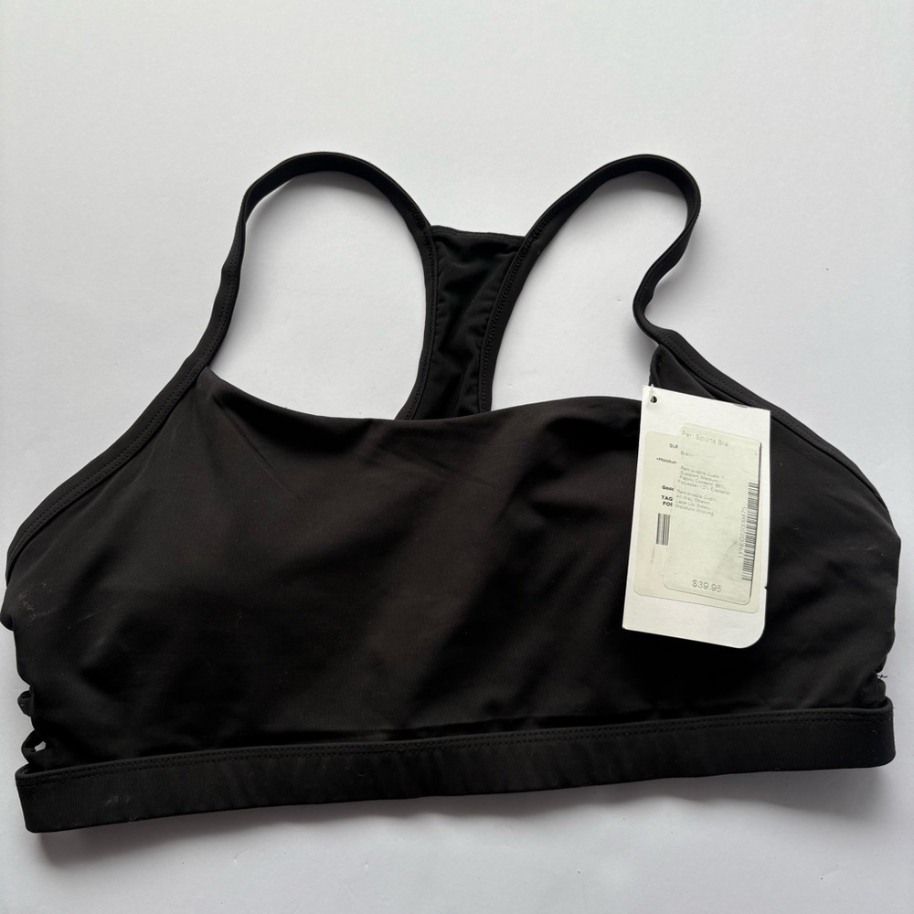 NEW Fabletics Peri Lace Up Sports Bra L